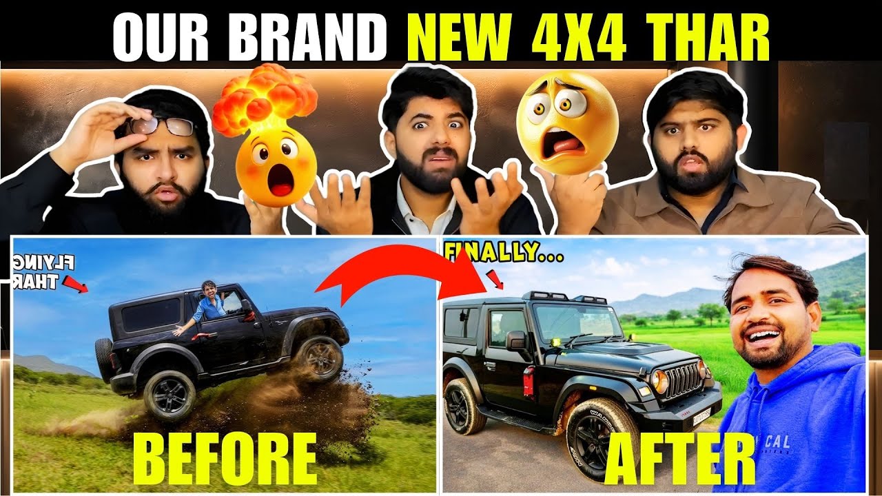 Reaction On Brand New 4x4 Thar Fully Modified | Mr Indian Hacker | Pakistani Reaction 🔥