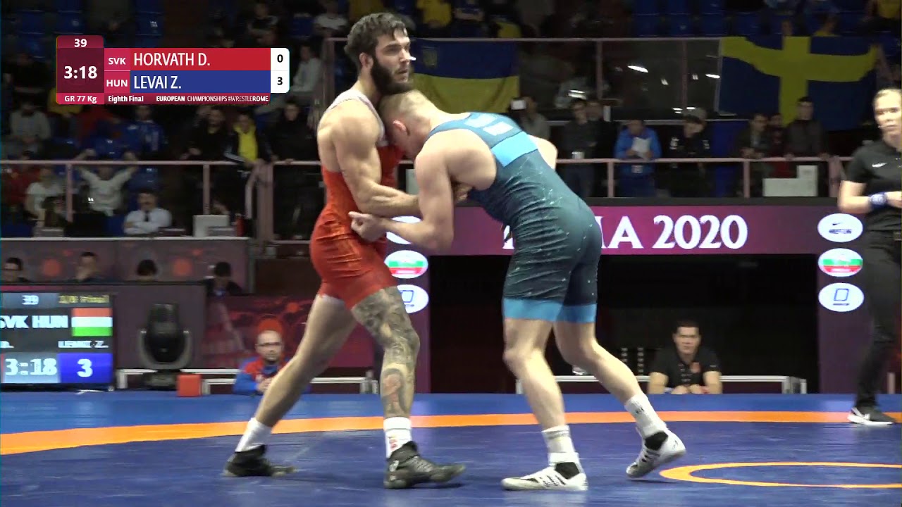 1/8 GR - 77 kg: D. HORVATH (SVK) v. Z. LEVAI (HUN)
