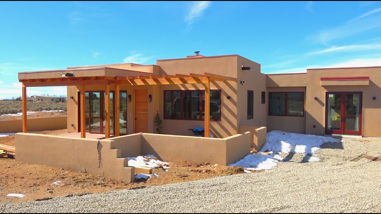 Southwestern Adobe Style SIPs construction