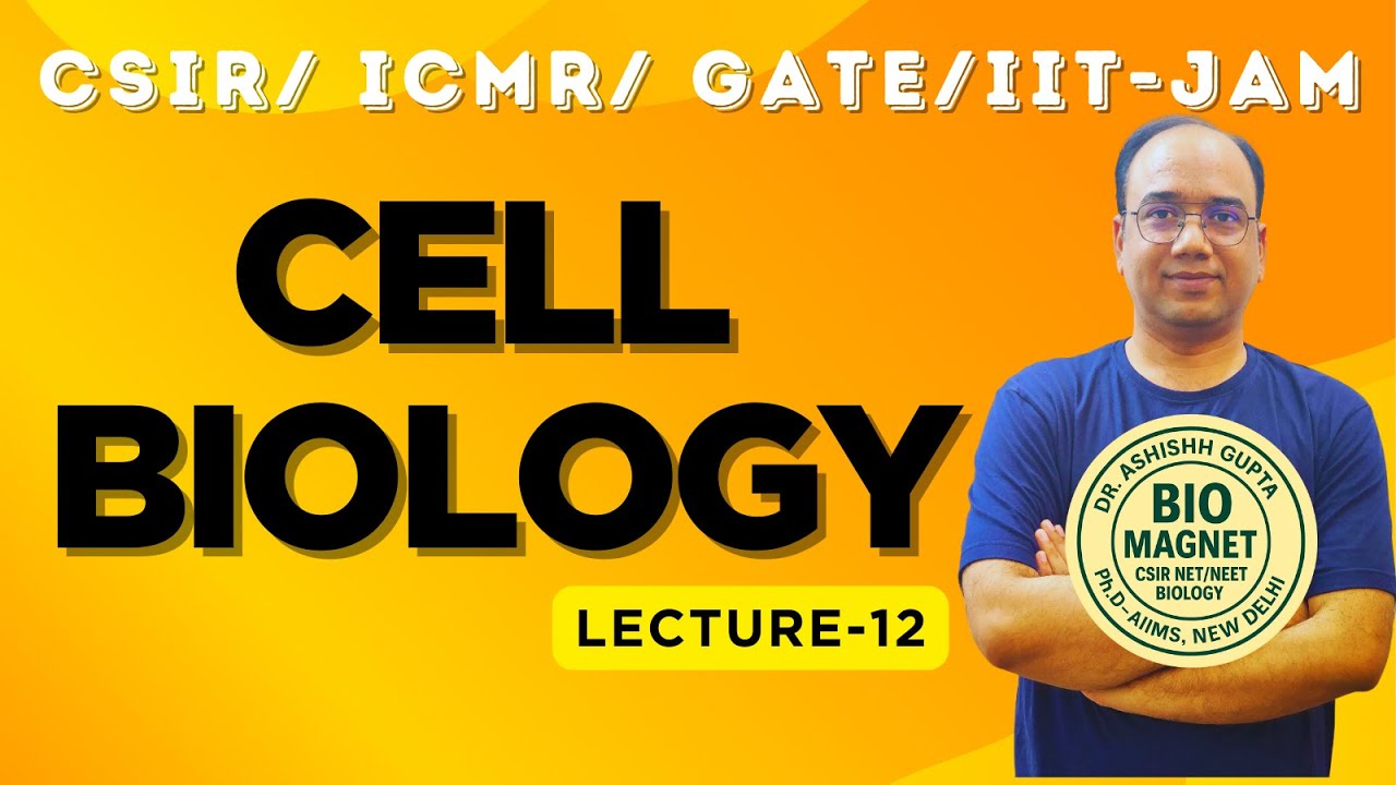 CELL BIOLOGY-12: CSIR/ GATE/ ICME/ IIT JAM: DR. ASHISHH GUPTA: BIOMAGNET