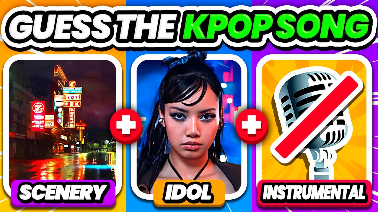 УГАДАЙТЕ KPOP-ПЕСНЮ ПО ТРЁМ ПОДСКАЗКАМ (ПЕЙЗАЖ + АЙДОЛ + ИНСТРУМЕНТАЛЬНАЯ КОМПОЗИЦИЯ) - KPOP-ВИКТ...