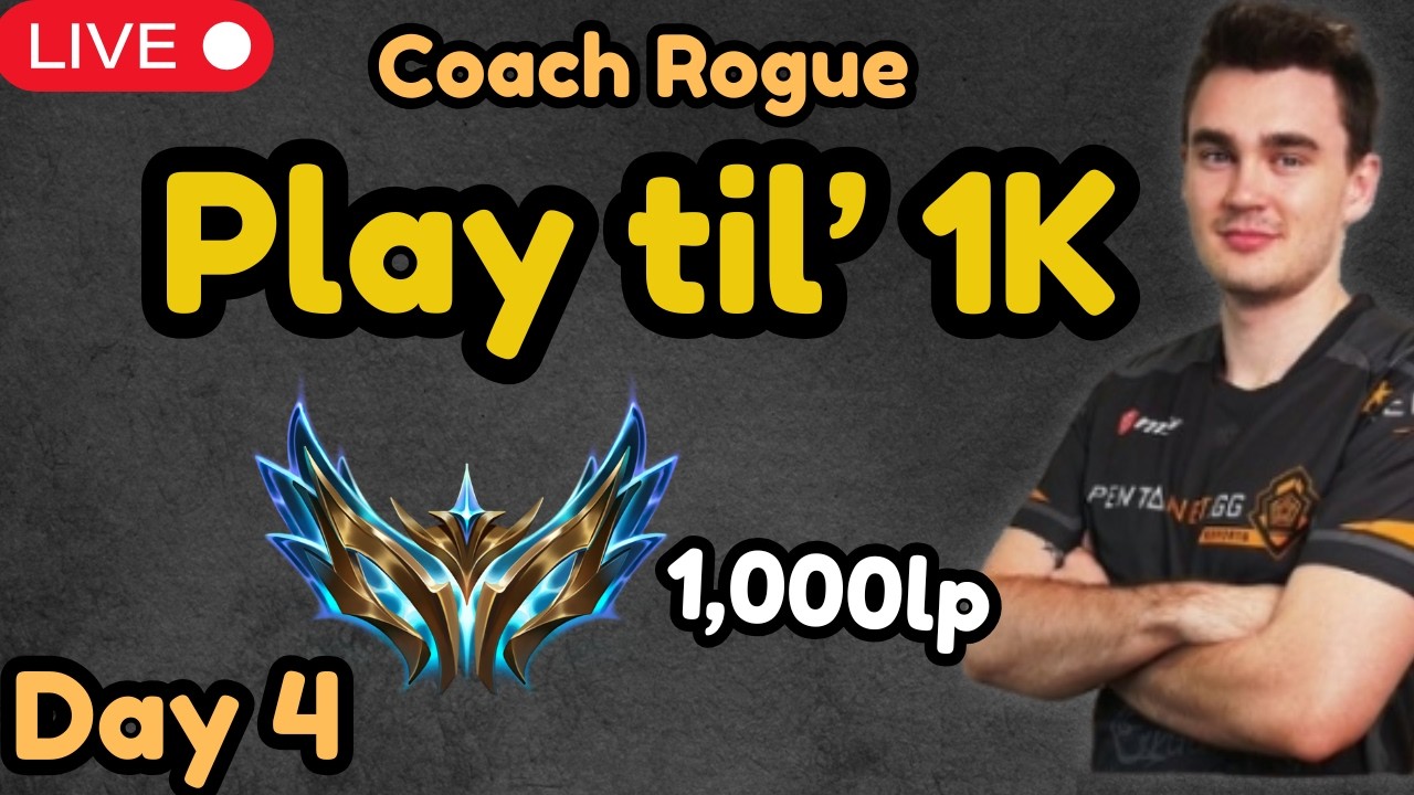 Pro Player / Coach - Playing to 1,000LP challenger - with educational commentary