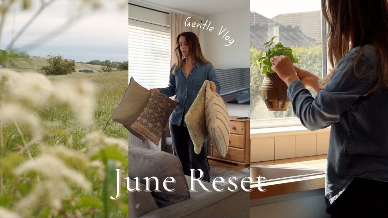 A Gentle June Reset | Slow Cleaning Routine & Cosy Homemaking, Returning Home after a Holiday