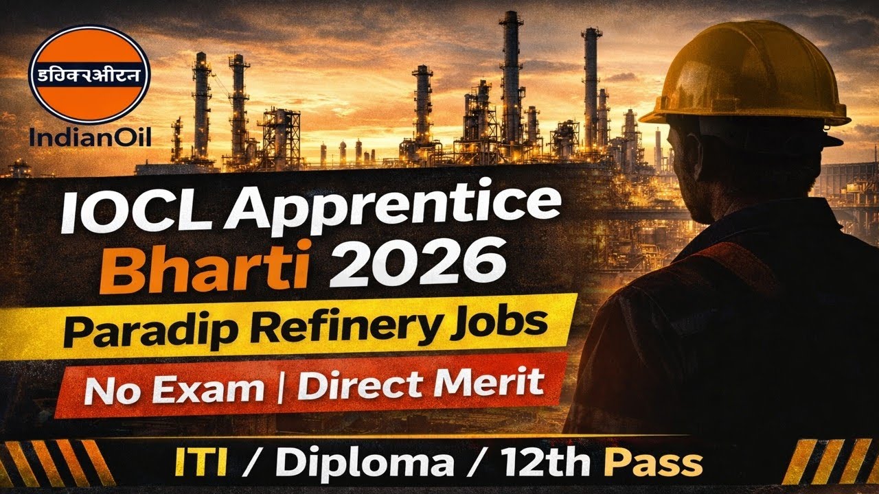 💥 IOCL Apprentice Vacancy 2026 | No Written Exam ❌📝 | Big Opportunity 🏭