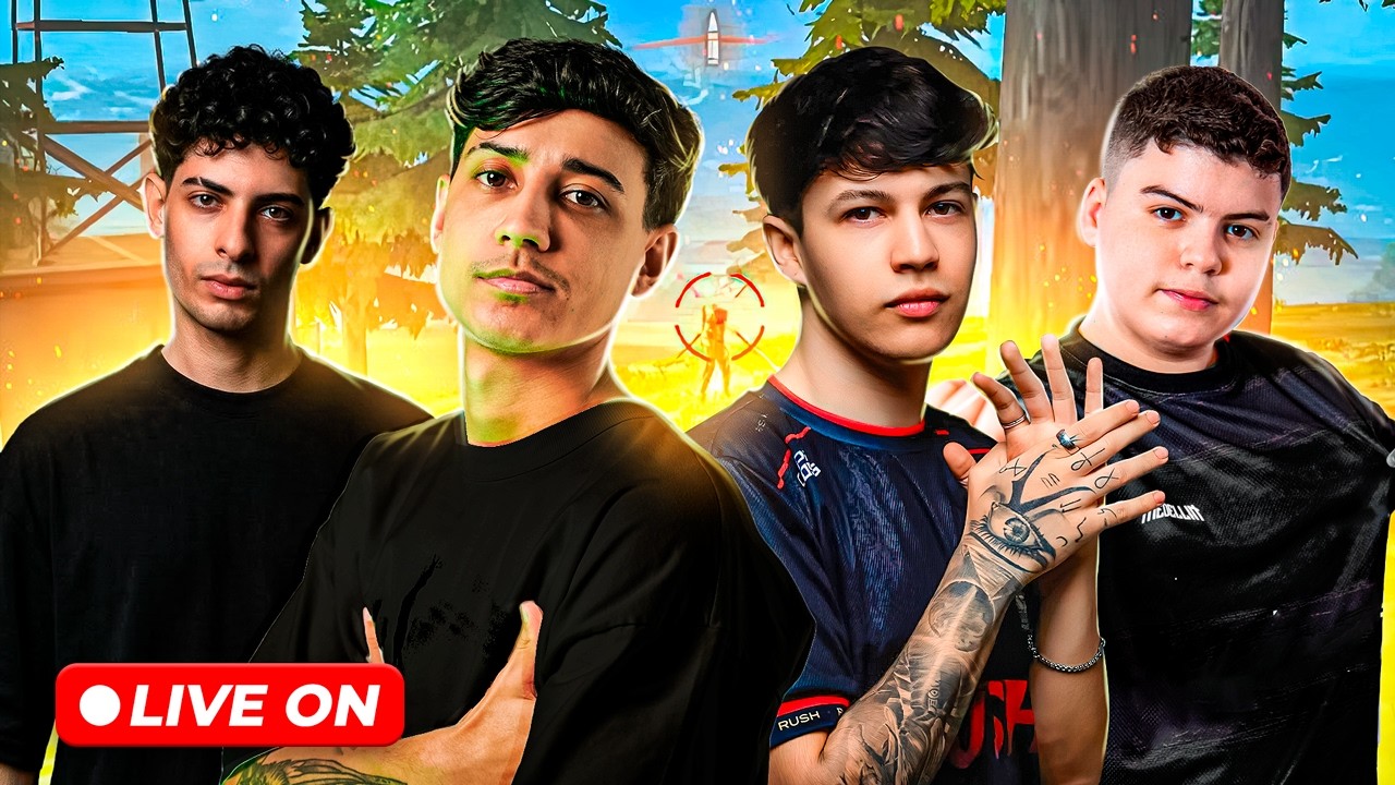 TIME DAS LENDAS JOGANDO CAMPEONATO! 💚 LOUD BAK LIVE 💚 TWO9, PHZIN, EDDY!
