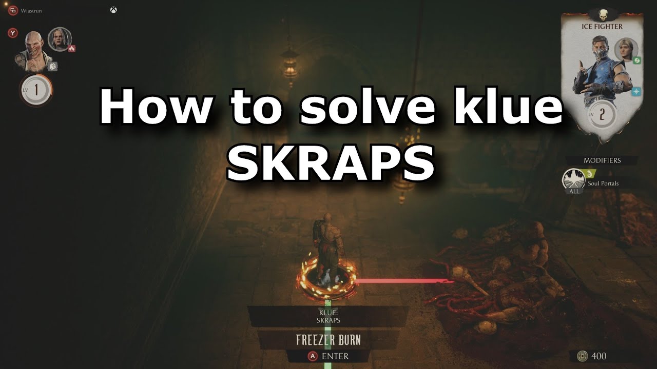 MK1 Invasions - Как разгадать загадку SKRAPS на плато Flesh Pits (Сезон Пожирателя Душ)