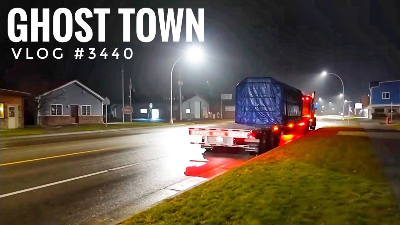 GHOST TOWN | My Trucking Life | Vlog #3440