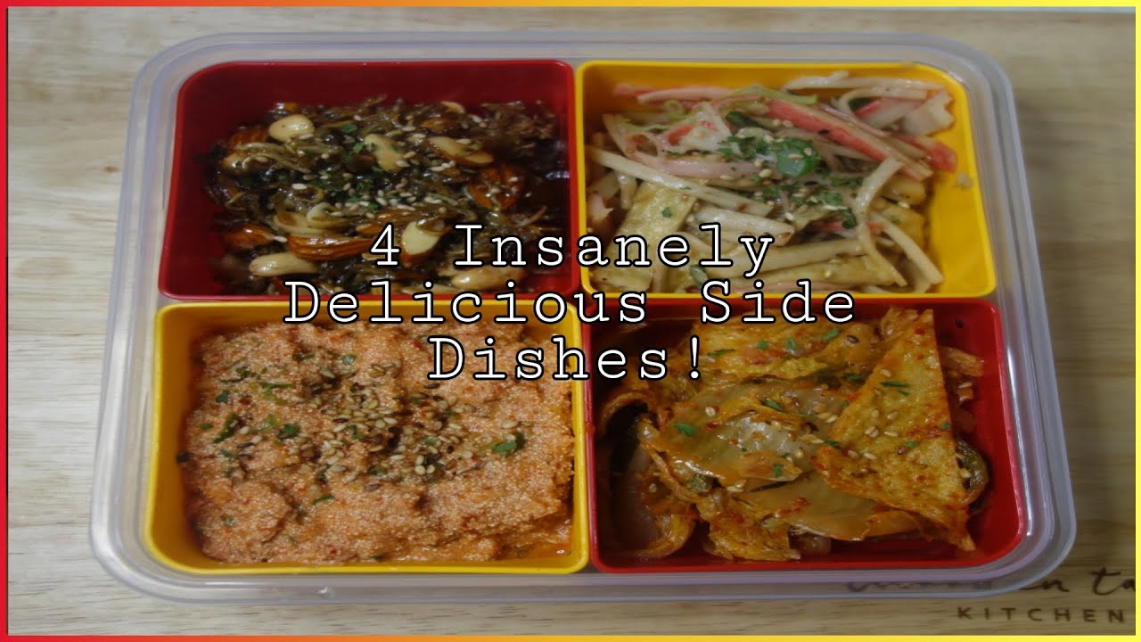 [MamaBee] 4 Kinds of Korean Side Dishes