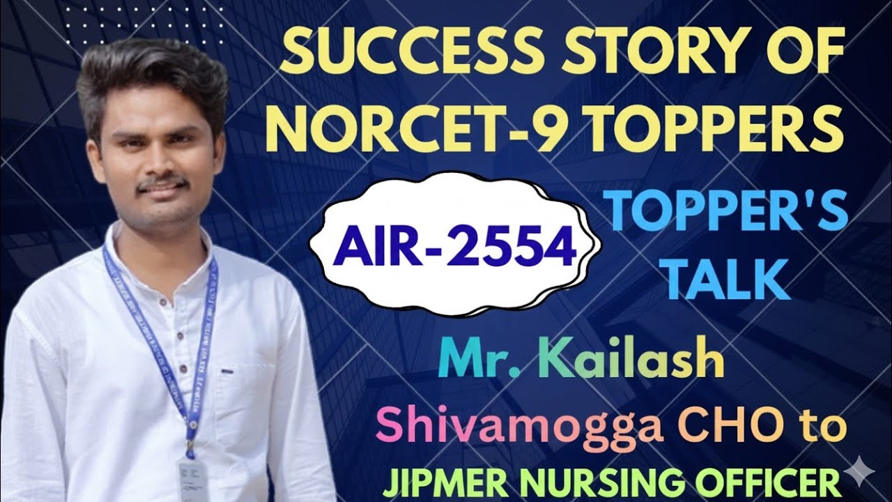 Toppers Talk| NORCET-9 Top Rank Holder| CHO To Central Govt Employee
