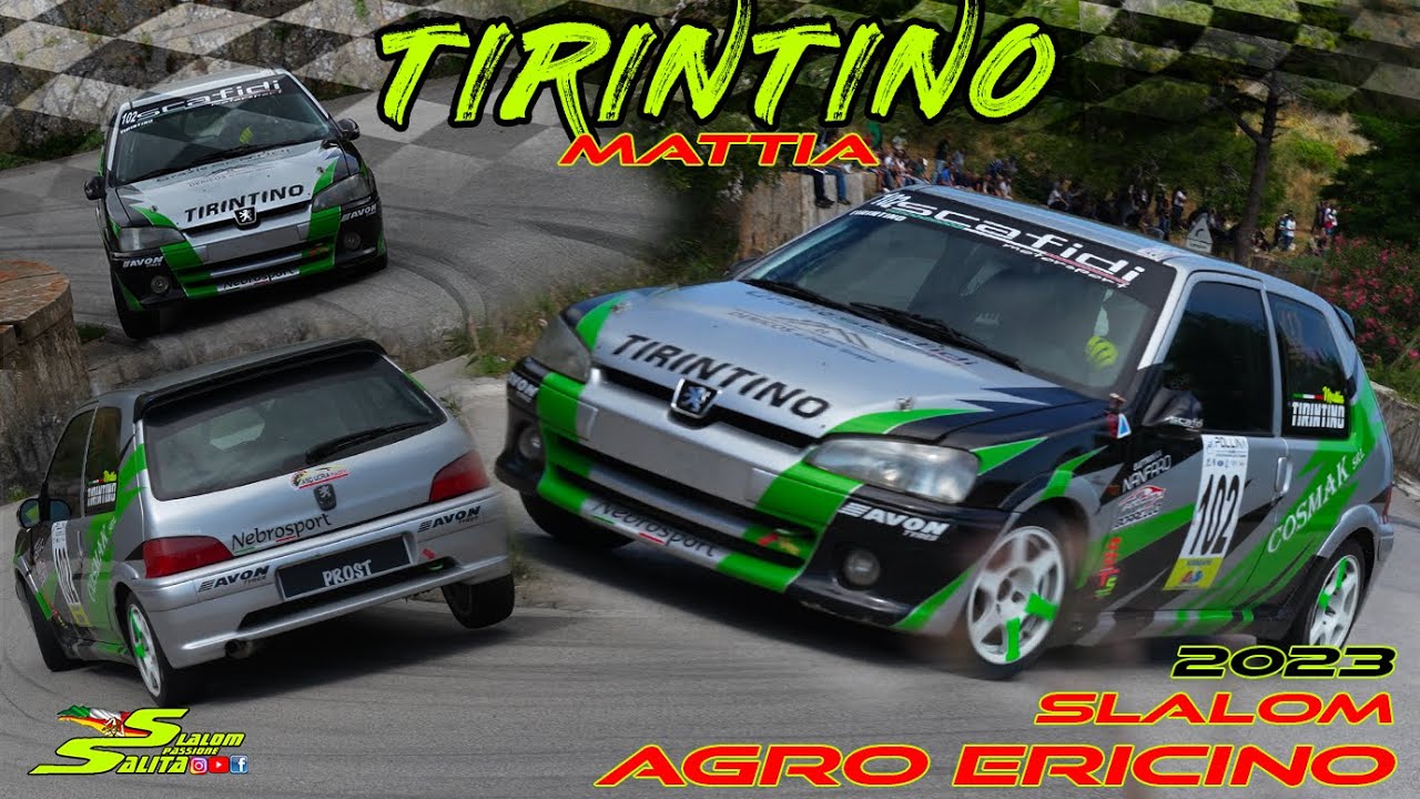 PEUGEOT 106 RALLYE SHOW GR.N 1.6 // SLALOM AGRO ERICINO 2023 // TIRINTINO MATTIA