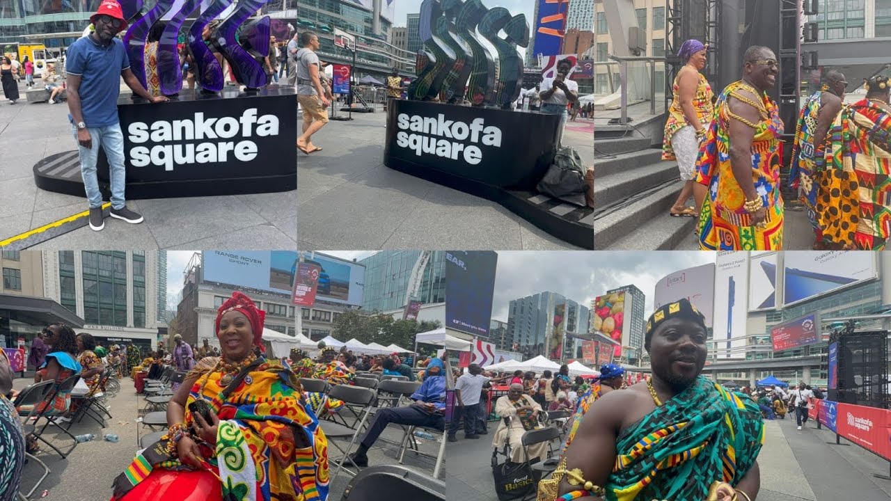 Sankofa Square Naming Ceremony Downtown Toronto  canada 🇨🇦 