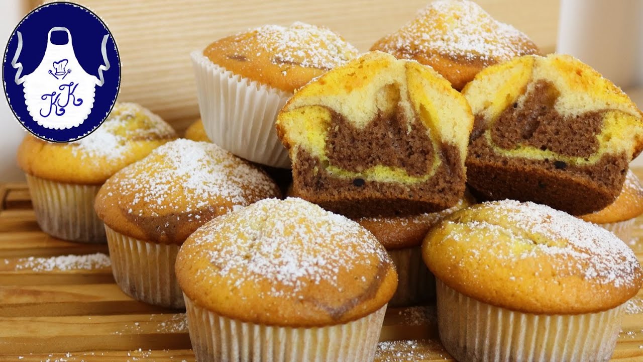 Leckere Muffins weich und fluffig / Tassenrezept / Zebra Cupcake / einfach & lecker