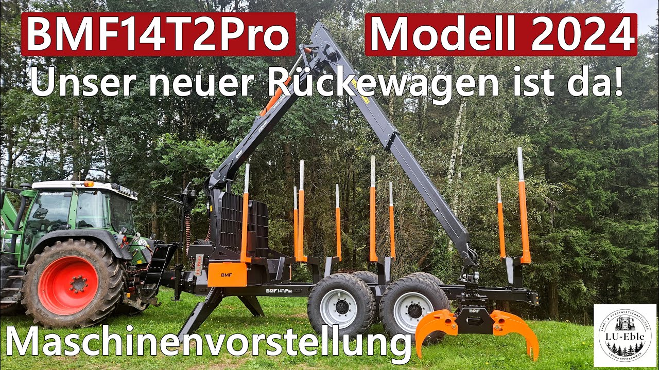 Unser neuer Rückewagen ist da! BMF14T2Pro - Modell 2024 | Maschinenvorstellung