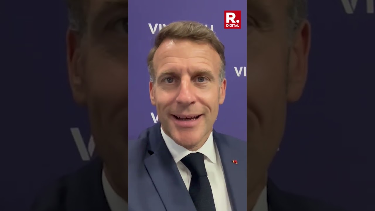 &lsquo;Priya Mitra Narendra&hellip;&rsquo;: French President Macron Speaks in Hindi, Thanks PM Modi for Friendship