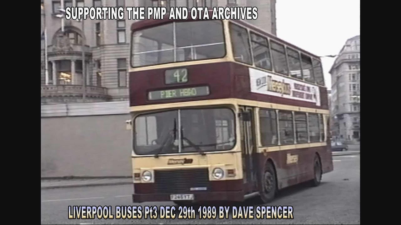 LIVERPOOL BUSES  DEC 1989