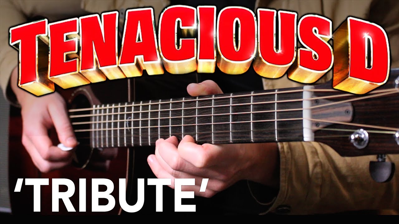 Tenacious D 'Tribute' Acoustic Guitar Tutorial - How to Play
