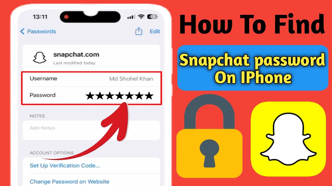 How To See Your Snapchat Password On iPhone 2024