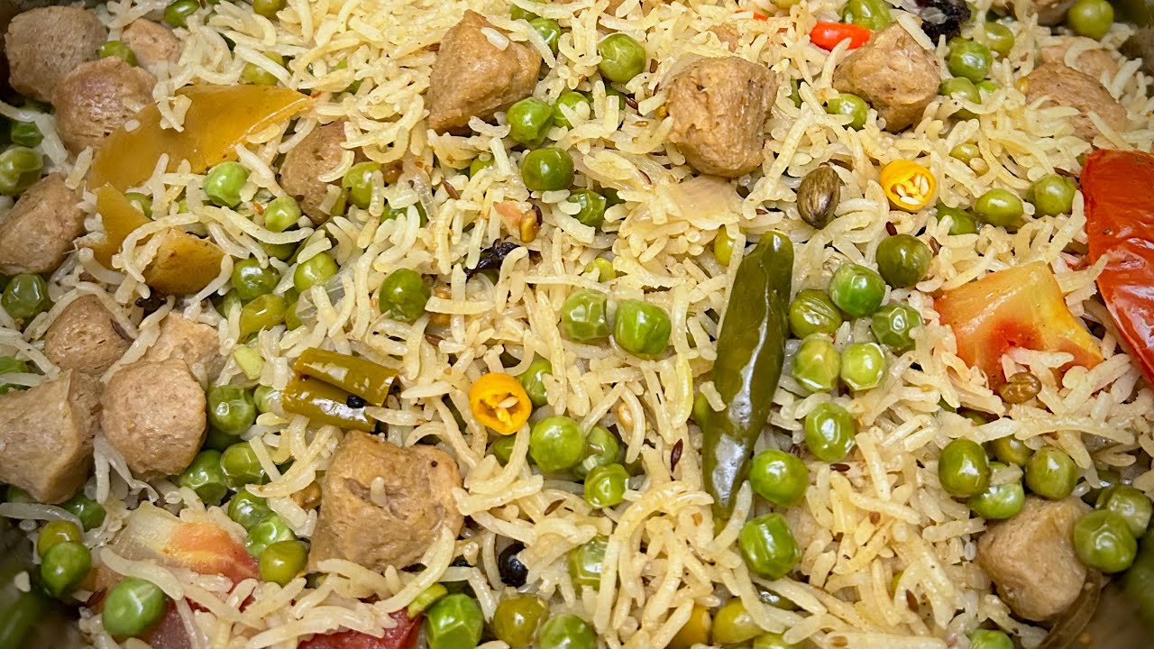 matar soyabean pulao मटर सोयाबीन पुलाव | आसान और टेस्टी रेसिपी