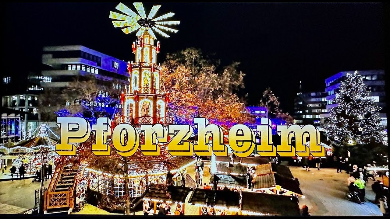 🇩🇪 PFORZHEIM Downtown | Germany's Golden City |