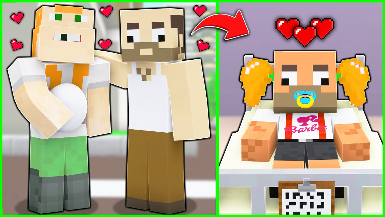 DELİ AİLE'NİN DELİ EFEKAN BEBEĞİ OLDU! 😂 - Minecraft ZENGİN FAKİR HAYATI