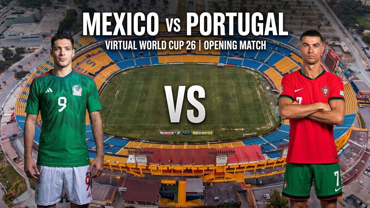 Mexico vs Portugal | World Cup Opening Match | Virtual World Cup 26