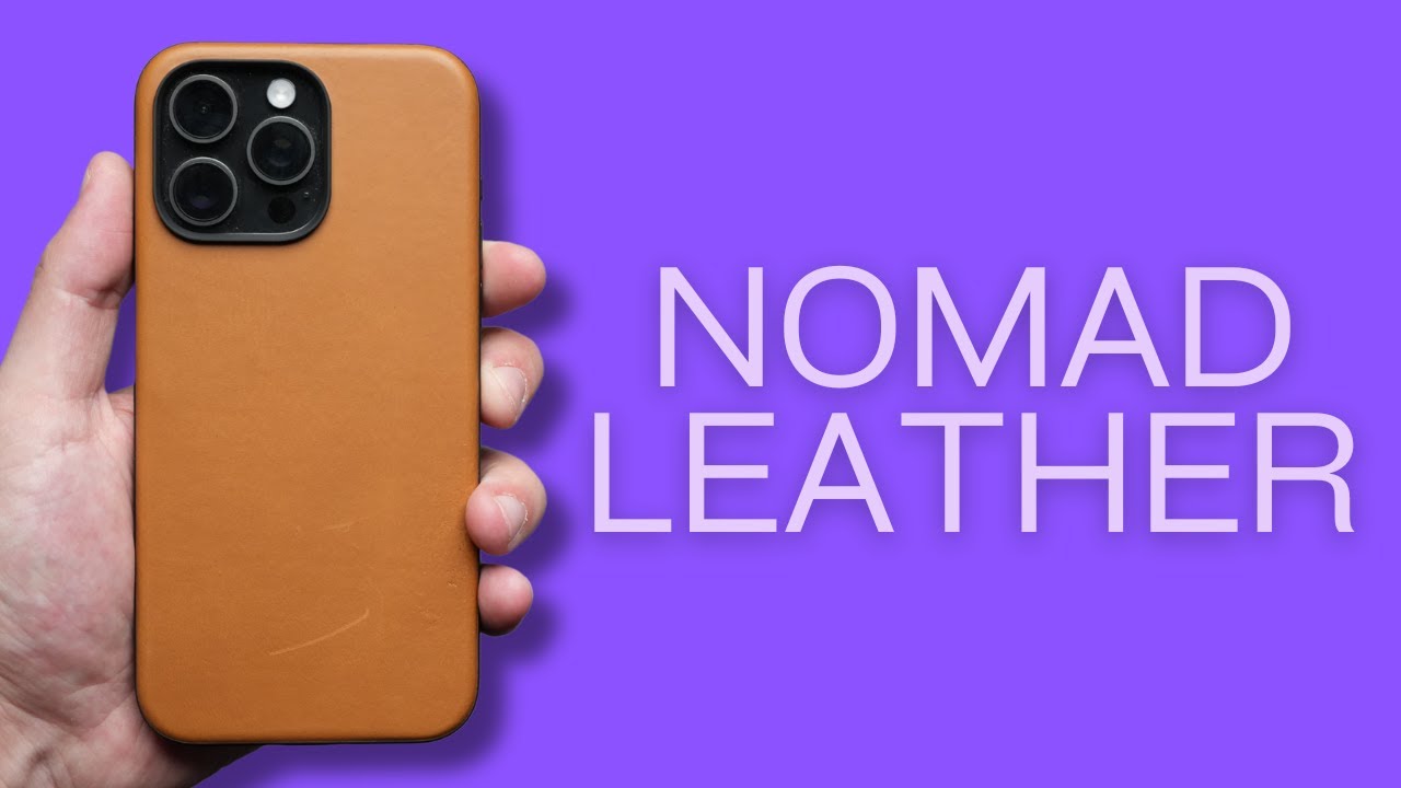 PREMIUM PROTECTION! - Nomad Modern Leather Case for iPhone 15 Pro Max