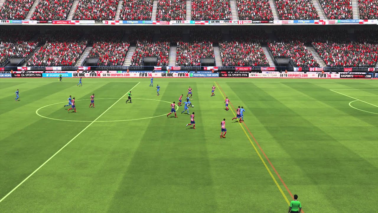 #02 Atletico de Madrid vs Real Madrid Fifa 14 Xbox 360