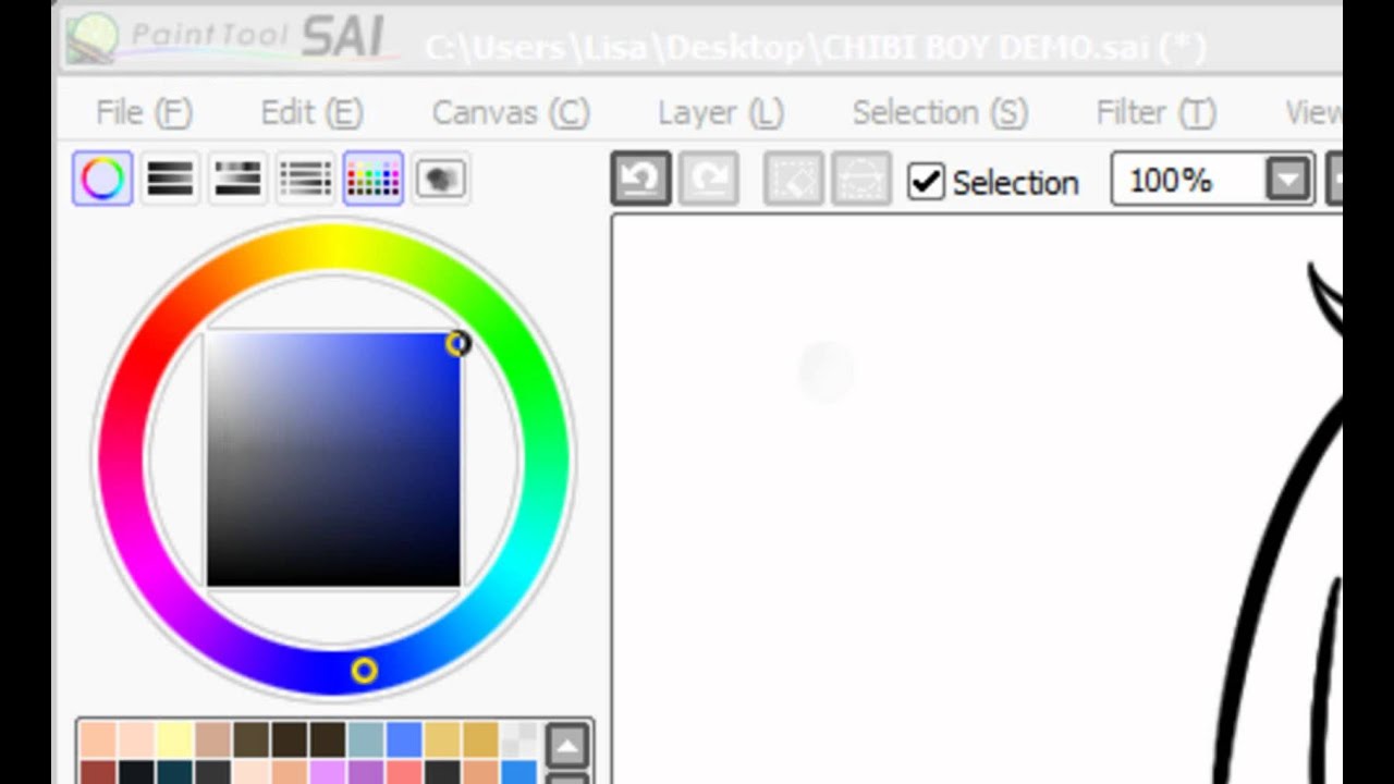 Paint Tool SAI: Tutorial-  Introduction.