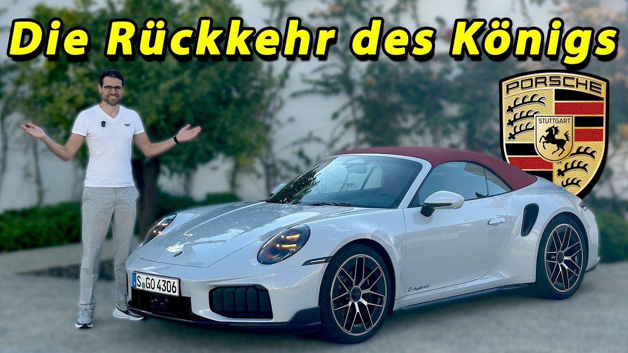 Neuer Porsche 911 Turbo S im Test mit t-hybrid Launch Control! (2026 Facelift)