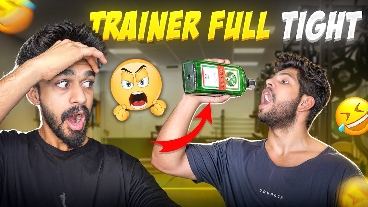 Alcohol ಕುಡಿಸ್ಬಿಟ್ಟೆ Trainerಗೆ 🍸😂 | Samsameer_insta