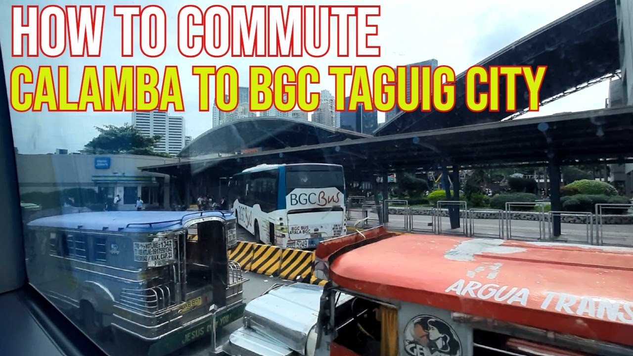 How to Commute from CALAMBA LAGUNA to BGC TAGUIG CITY via P2P Saint Rose Bus