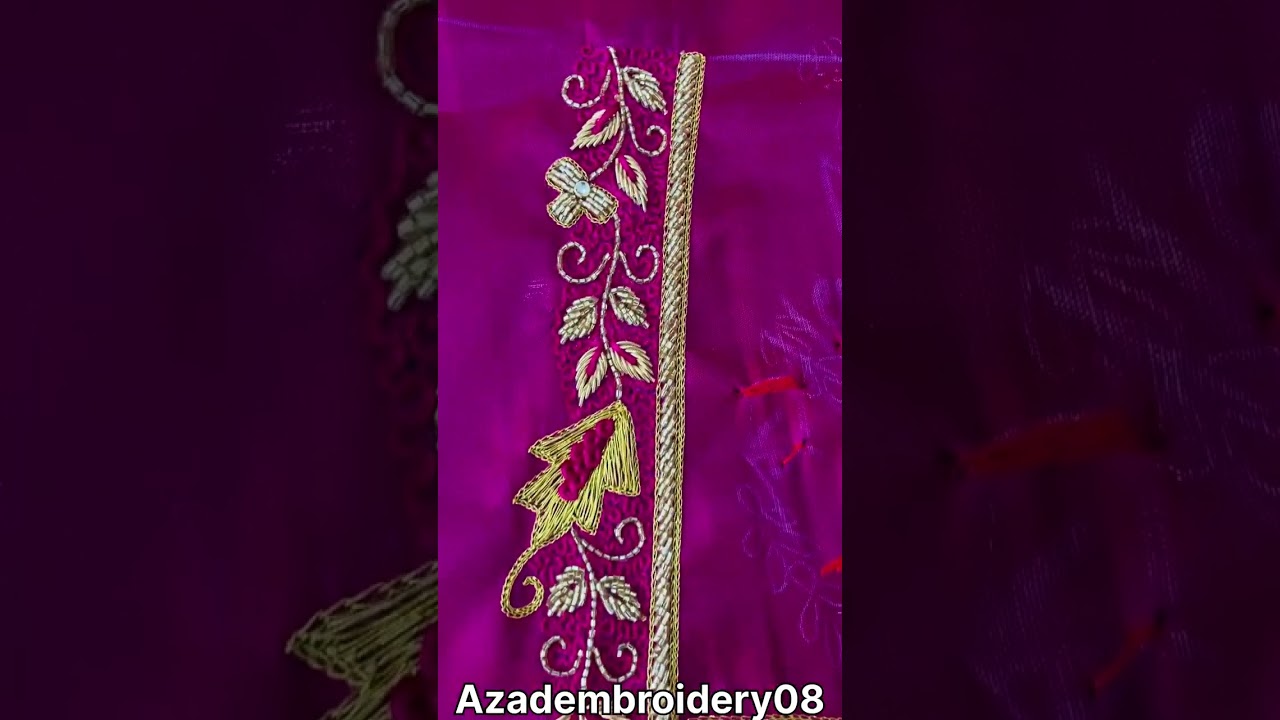 Aari embroidery maggam work blouse design  Multiple Neck & Sleeve Embroidery Designs | ❤️🙏