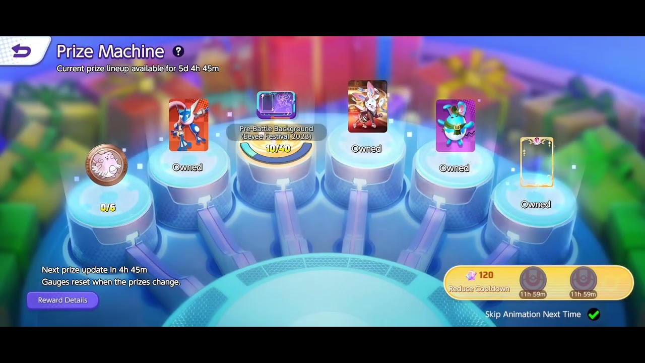 Pokemon Unite  shopping + Prize Machine