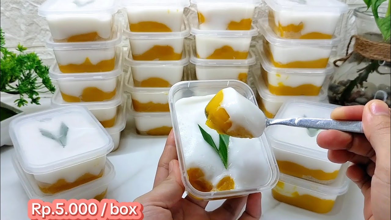 Rp.5.000 / Box  Rasa yang Mewah, Lumer, Gurih, Legit || Kue Talam Labu Kuning Lumer