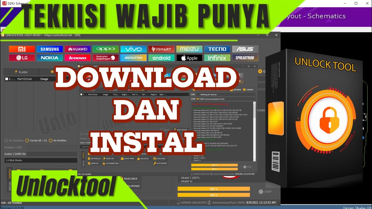 CARA MUDAH DOWNLOAD DAN INSTAL UNLOCKTOOL‼️