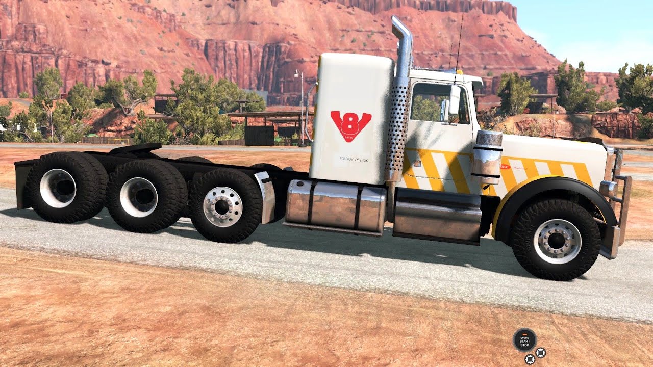 BeamNG Drive - T85 Heavy Hauler Truck in Utah Part 1