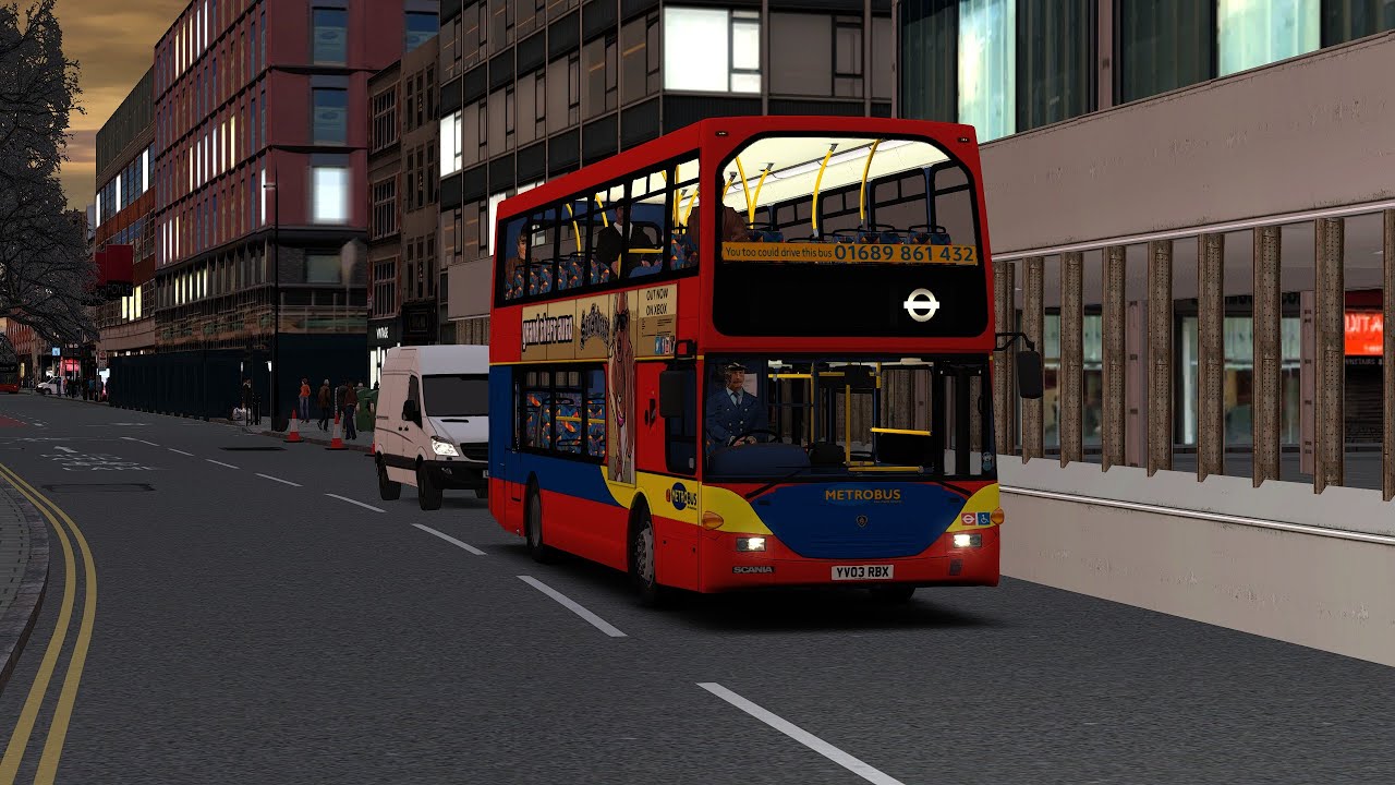 Pimlico | RR to Camden Town Station | OMSI 2 | Scania Omnidekka Powerblind mod (Private)