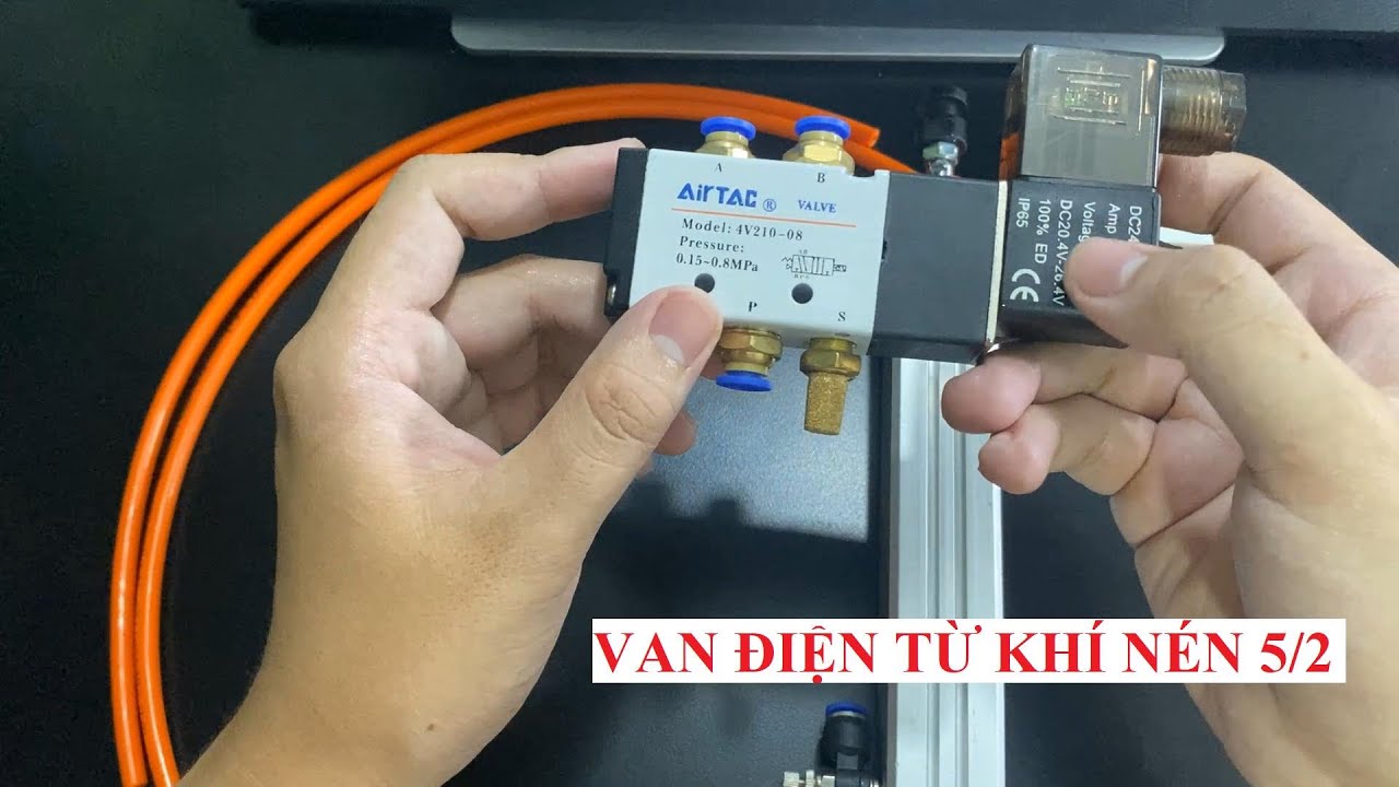 Van Điện Từ Khí Nén AIRTAC 5/2 |Phần 1: Cấu tạo và nguyên lý hoạt động