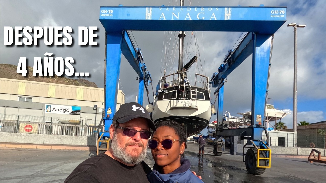 4 años sin sacar el velero… lo llevamos al MEJOR varadero de Tenerife | Ep86