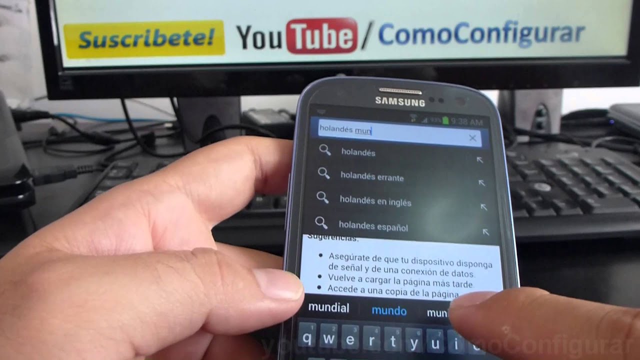 Como activar y desactivar el texto predictivo en samsung galaxy S3 espa&ntilde;ol
