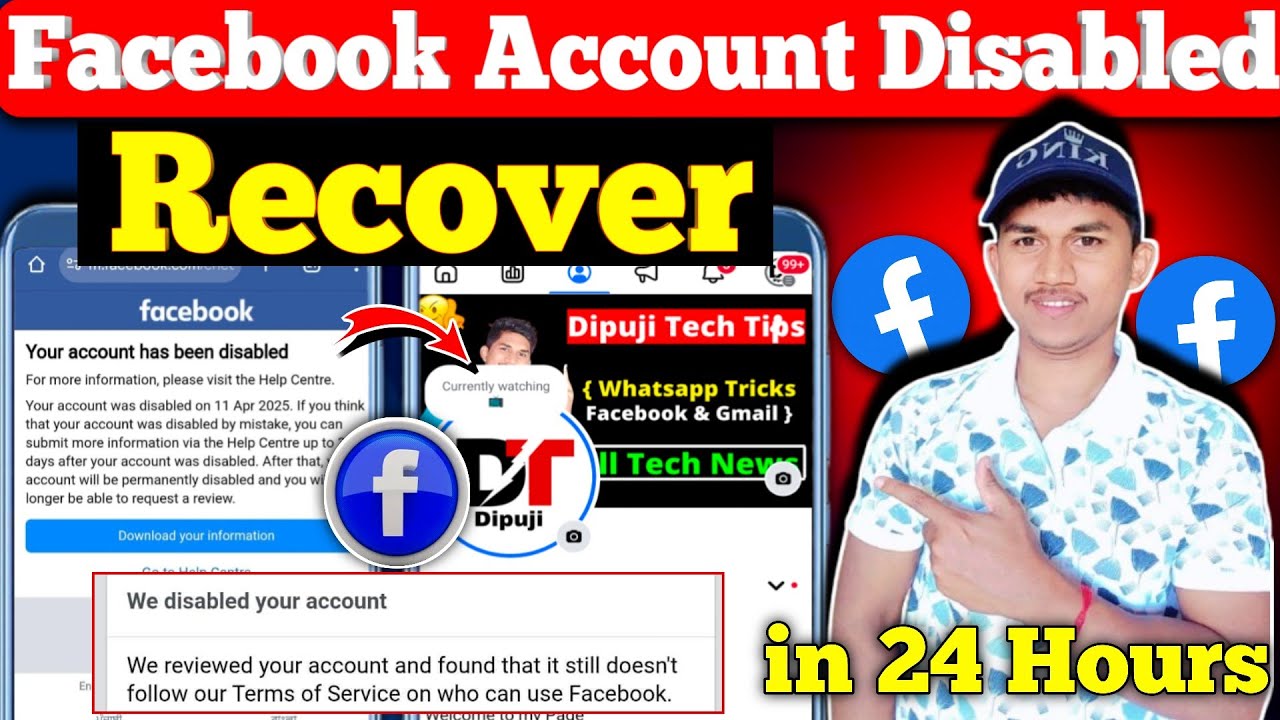 🔴LIVE: How to Fix Disabled Facebook Account | Facebook account disabled | We Disabled Your Account