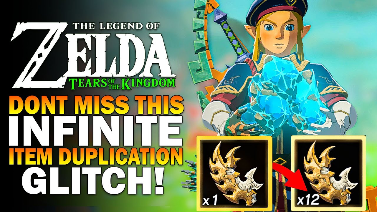 Infinite Item Duplication Glitch In Zelda Tears Of The Kingdom! TOTK Item Duplication