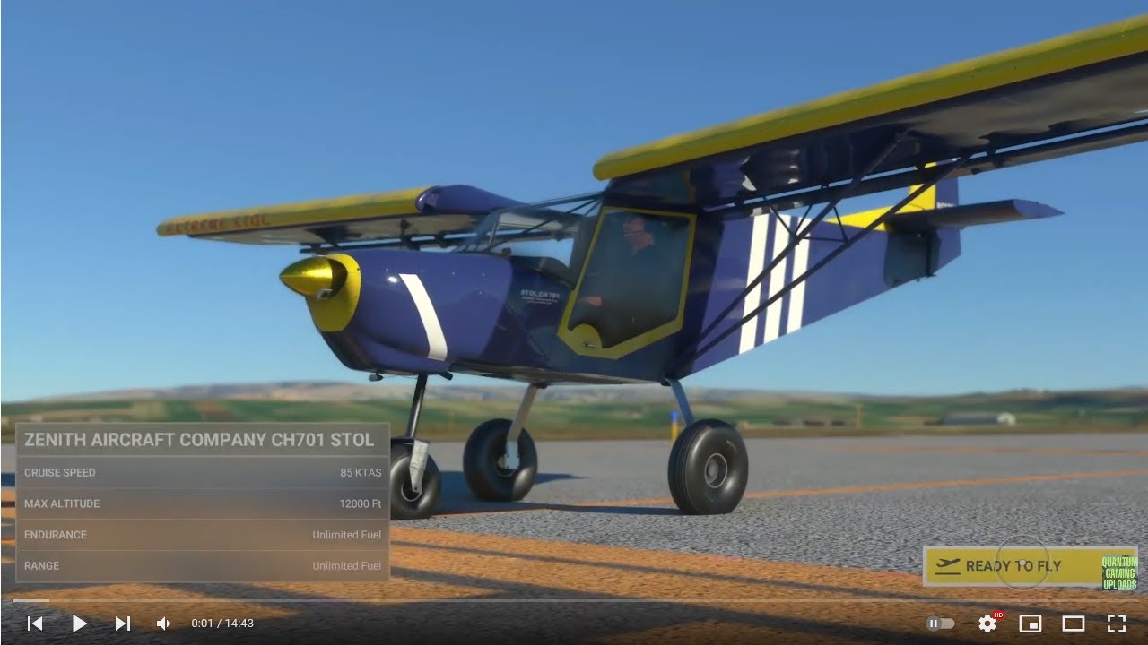 Microsoft Flight Simulator XBOX SERIES X ZENITH AIRCRAFT COMPANY CH701 STOL