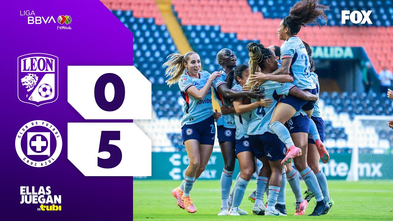 LEÓN 0-5 CRUZ AZUL | RESUMEN | LIGA MX FEMENIL | JORNADA 1