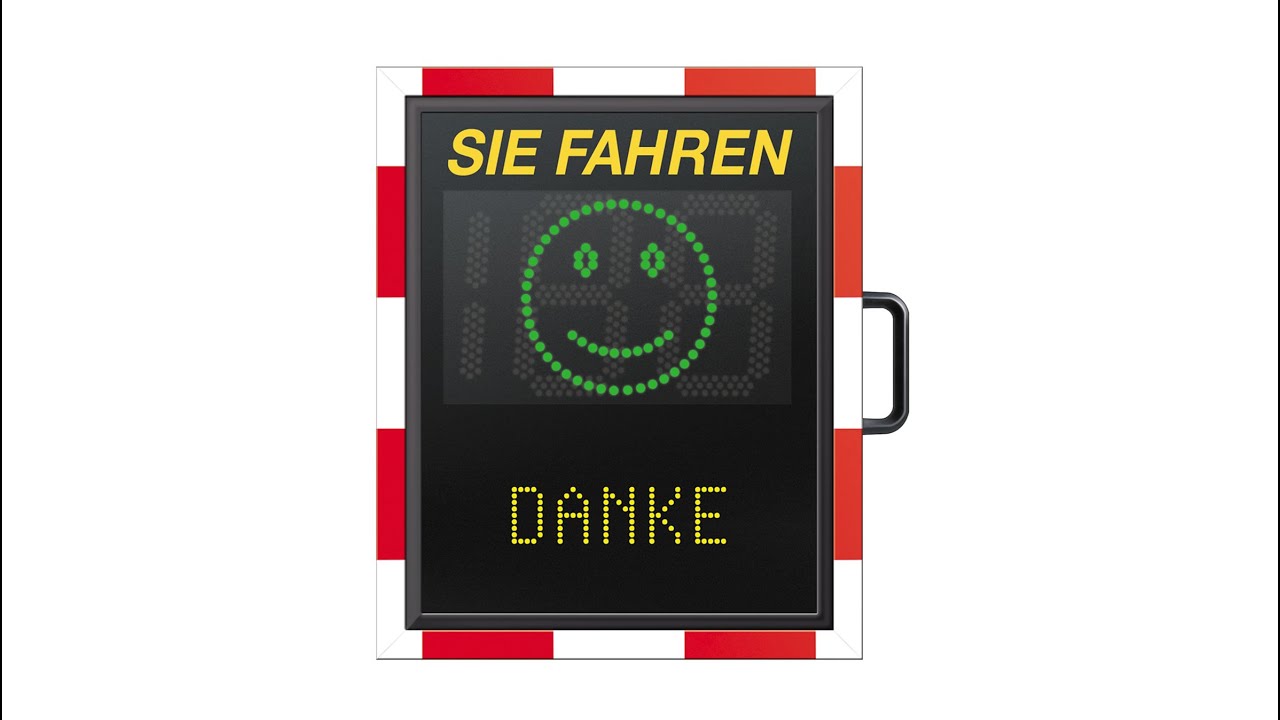 Geschwindigkeitsdisplay | viasis PLUS SMILE | via traffic