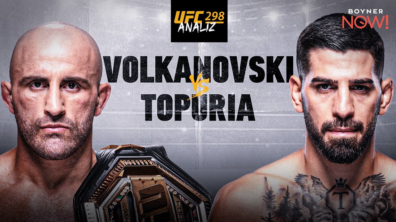 GENÇ TOPURIA MI, DENEYİMLİ VOLK MU? ORTA SIKLETTE KEMER YOLU! Ian Garry Namağlup Devam Mı? | UFC 298