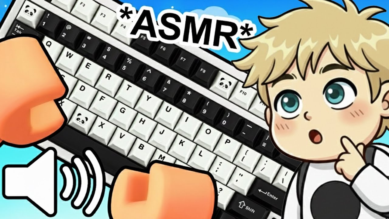 ASMR CLICKY KEYBOARD TOWER!
