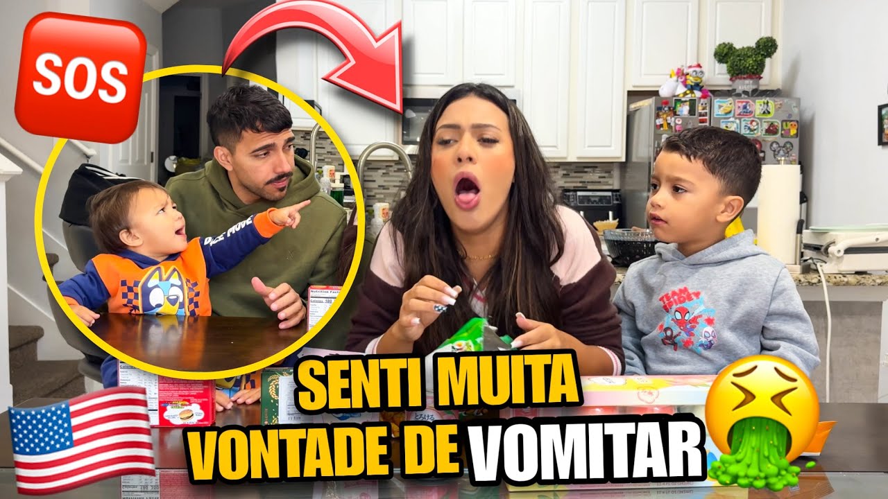 COMI ALGO ESTRANHO NOS ESTADOS UNIDOS! 🇺🇸🤮*EXPERIMENTANDO COMIDAS ASIÁTICAS*