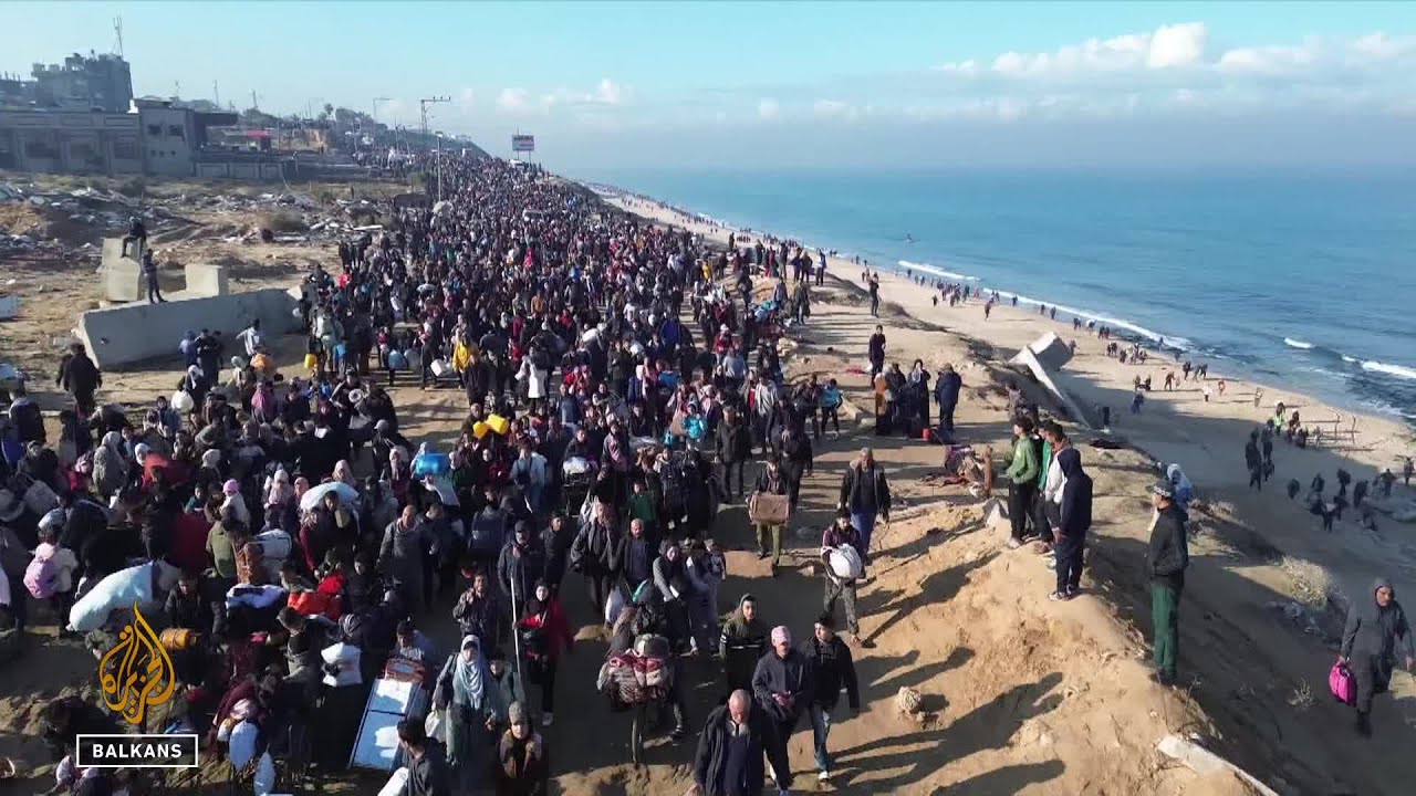 Deseci hiljada Palestinaca pješice se vraćaju kućama na sjever Gaze