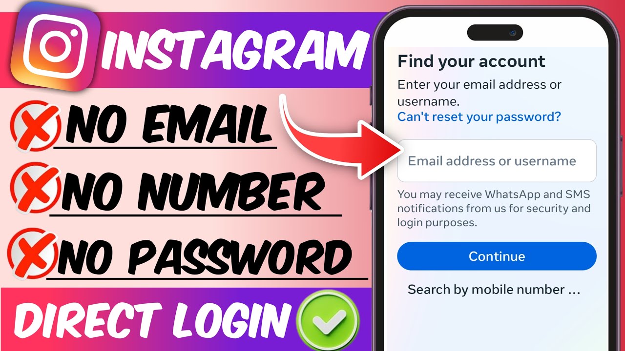 How to login Instagram if you forgot Your Password without Email and Phone Number 2025